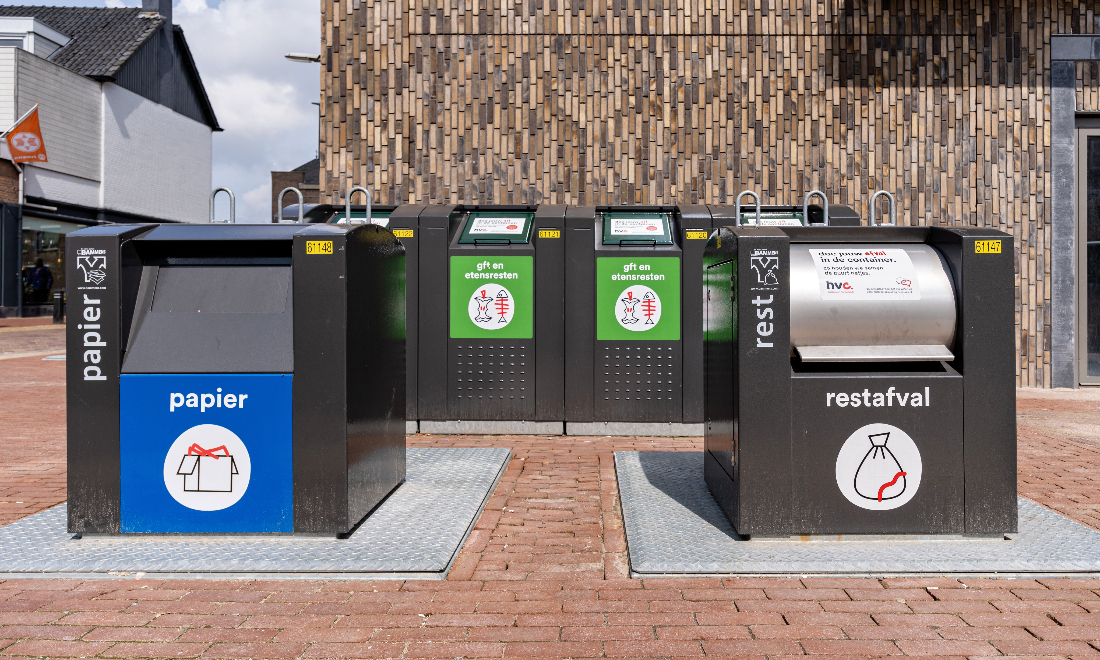 waste disposal area in emmeloord, the netherlands