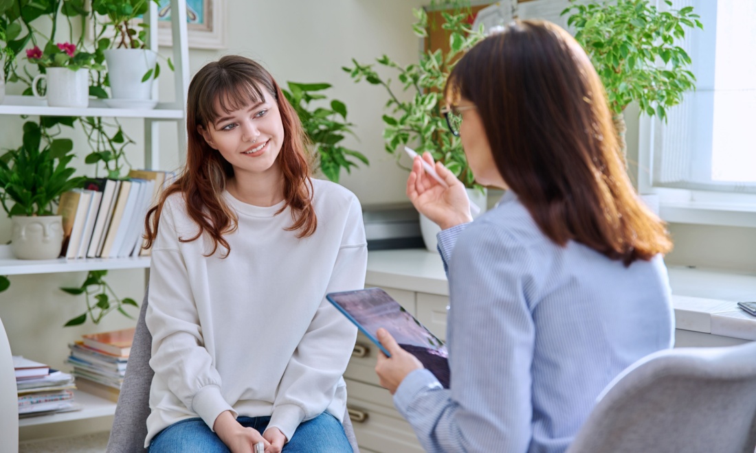 woman in therapy session