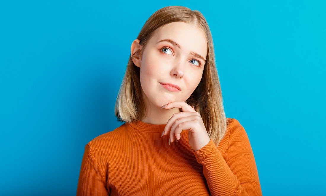 woman thinking about renovating her house